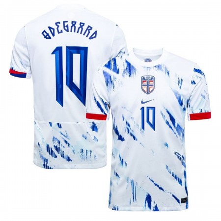 Nogometni Dres Norveška Odegaard 10 Gostujući 2024